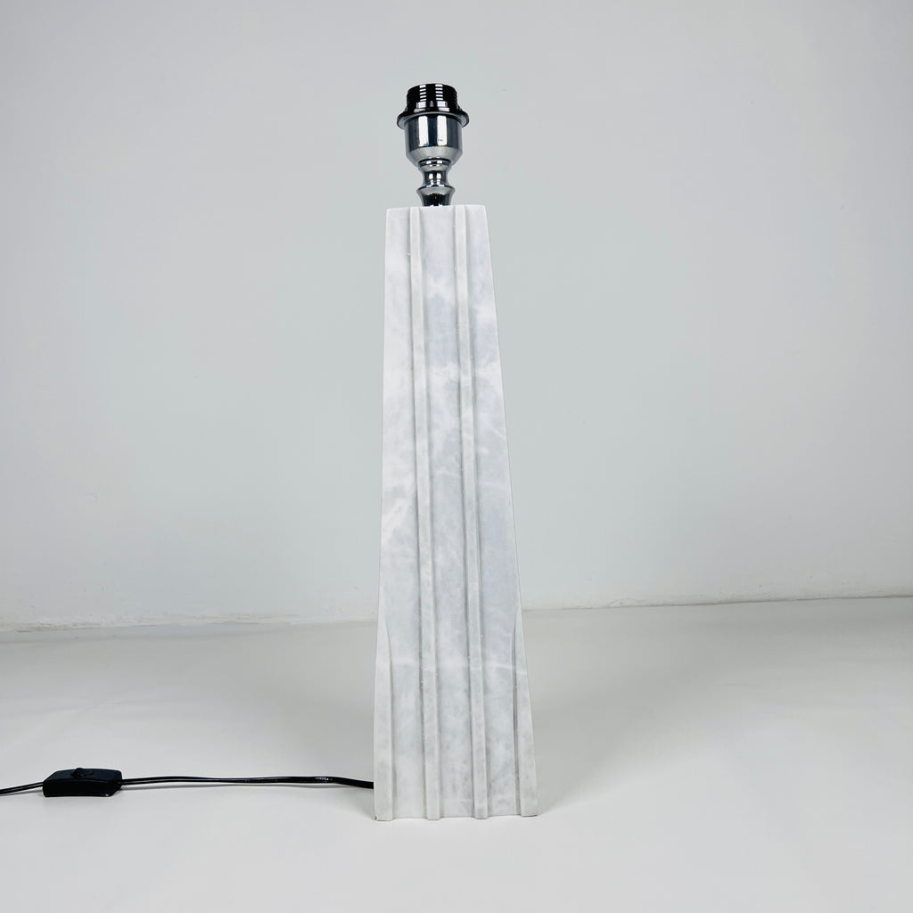 Grey Ragged Table Lamp