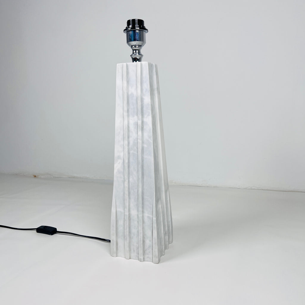 Grey Ragged Table Lamp