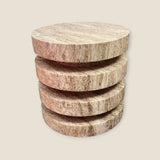 Layered Coffee Table - Travertine