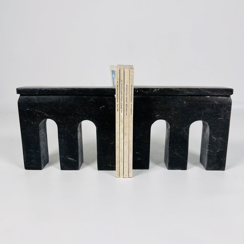 Taxila Stone Three Pillar Book End Pair