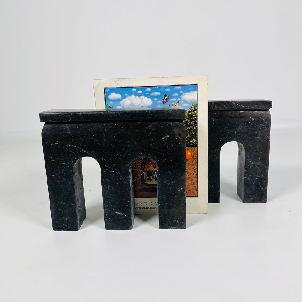 Taxila Stone Three Pillar Book End Pair