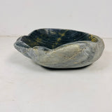 Green Tinge River Stone Bowl