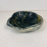 Green Tinge River Stone Bowl
