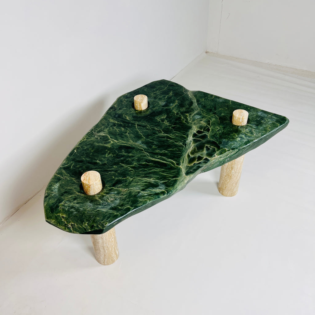 Nephrite Three Horned Side Table