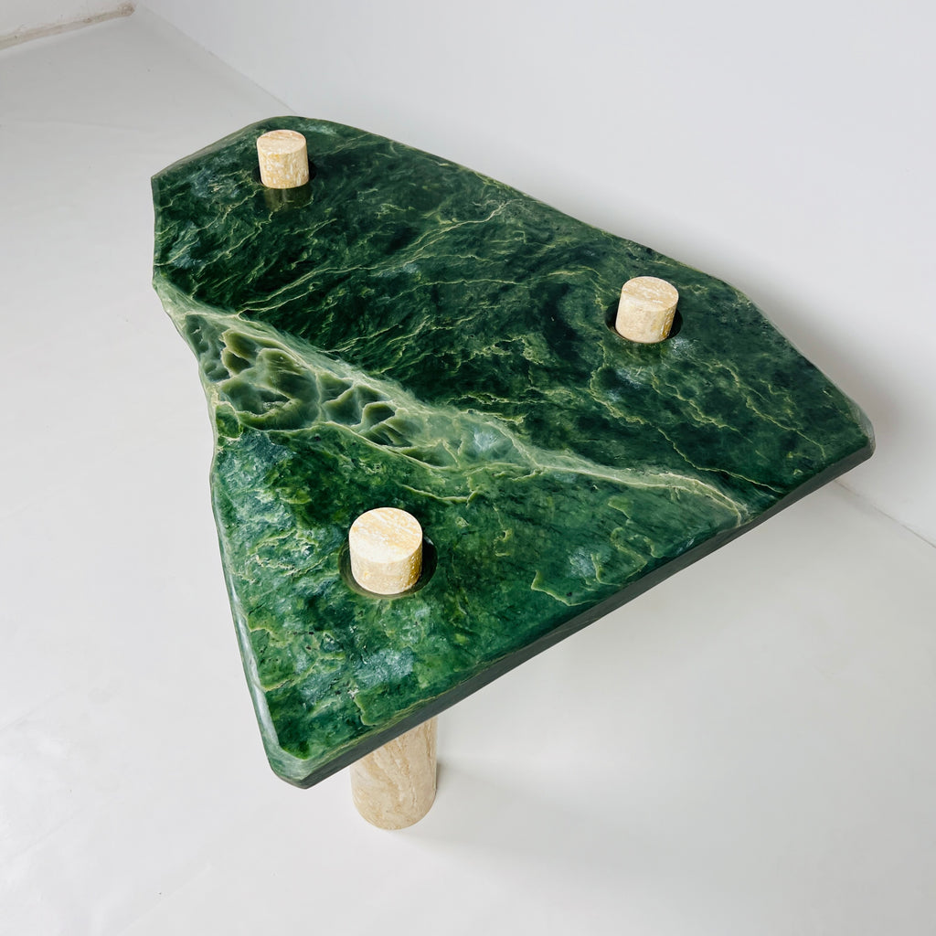 Nephrite Three Horned Side Table