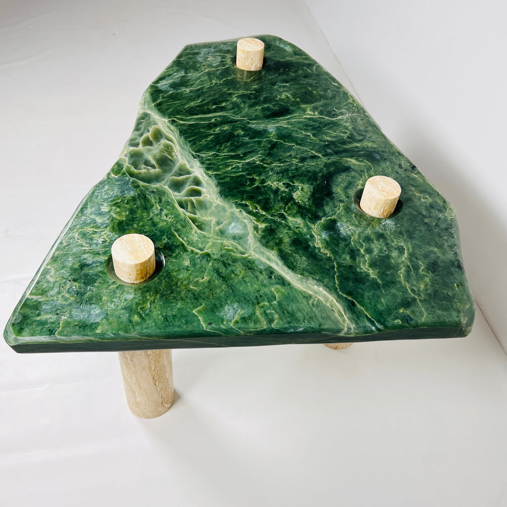 Nephrite Three Horned Side Table