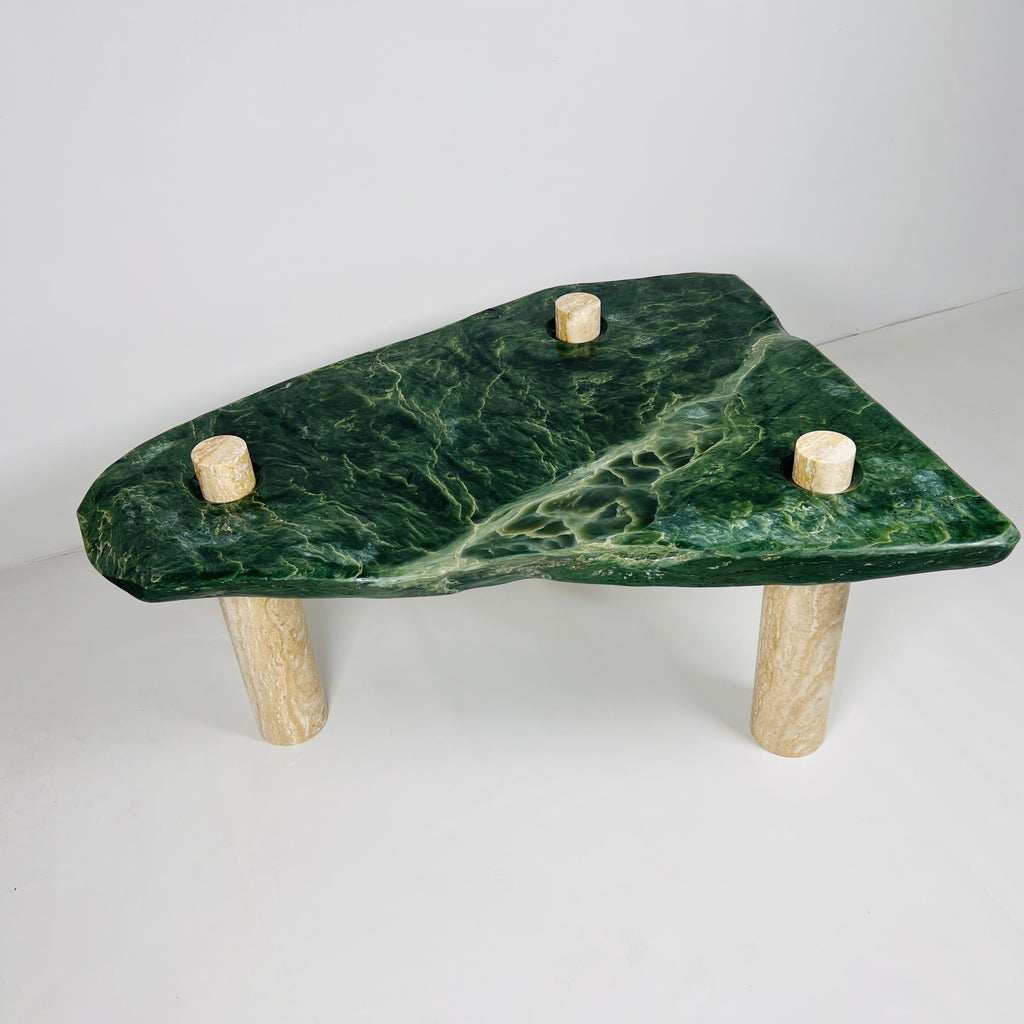 Nephrite Three Horned Side Table