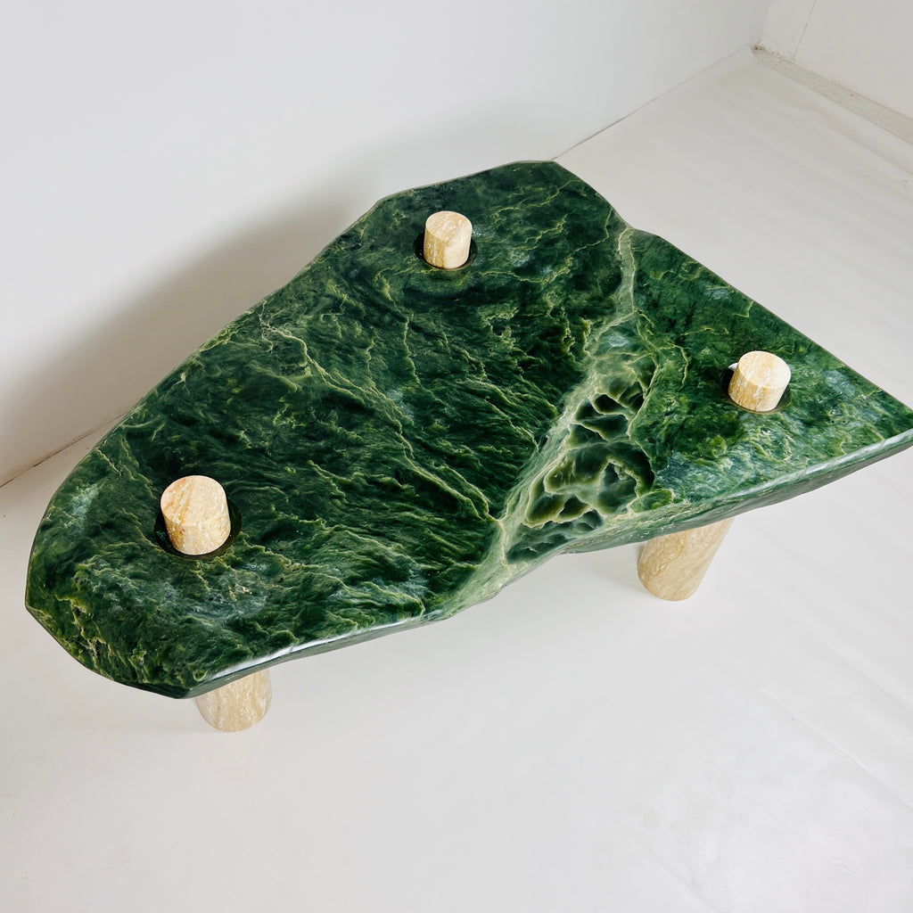 Nephrite Three Horned Side Table