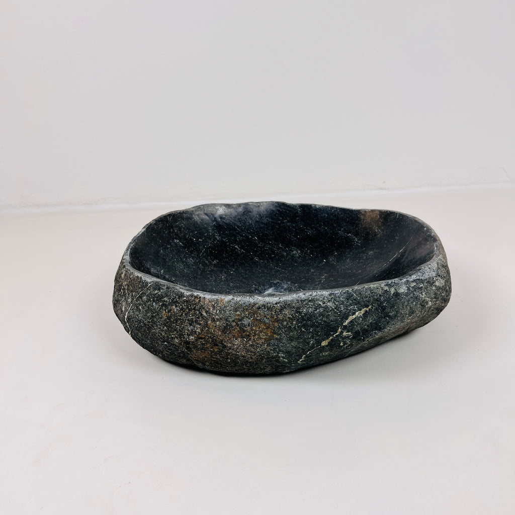 Midhnight Blue River Stone Sink