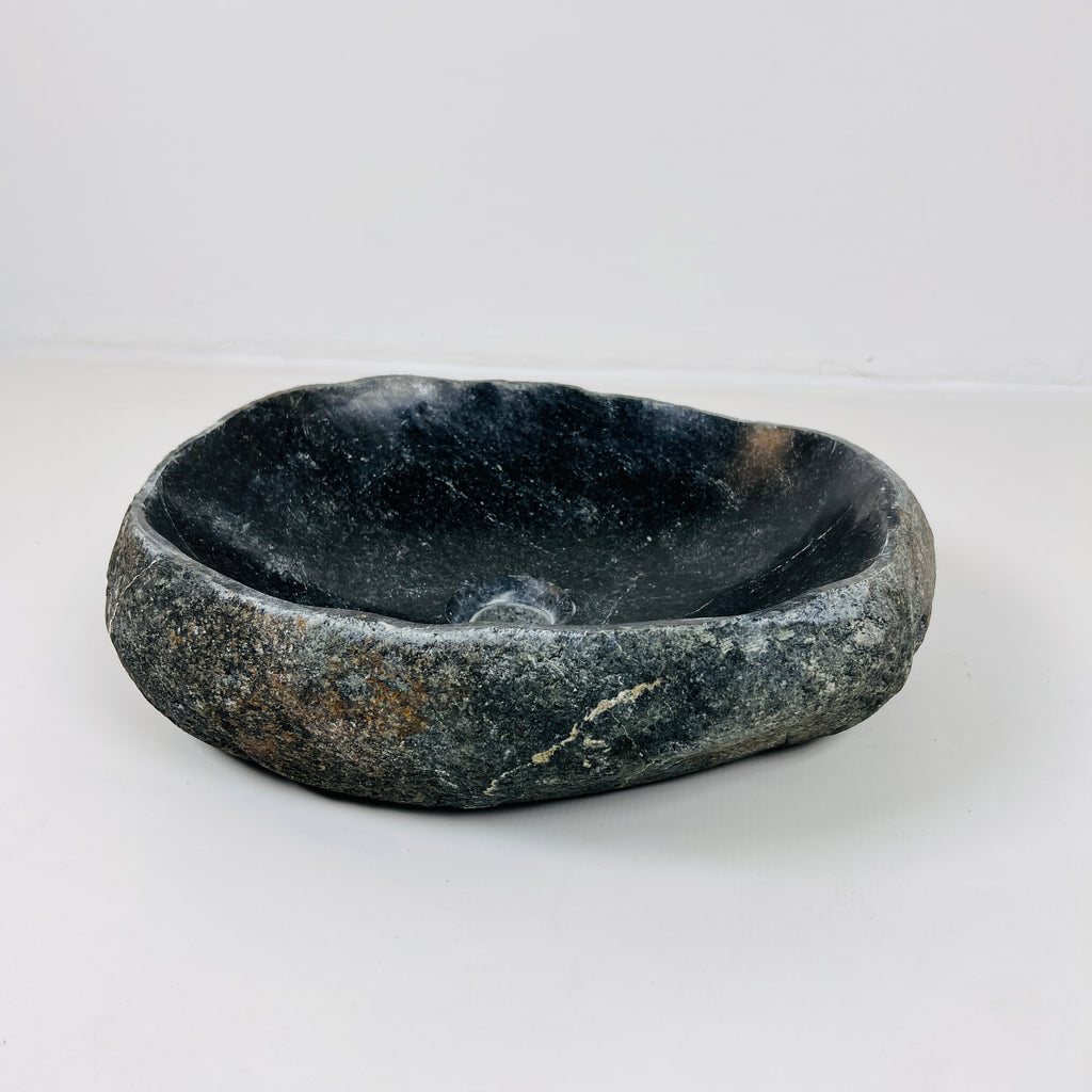 Midhnight Blue River Stone Sink