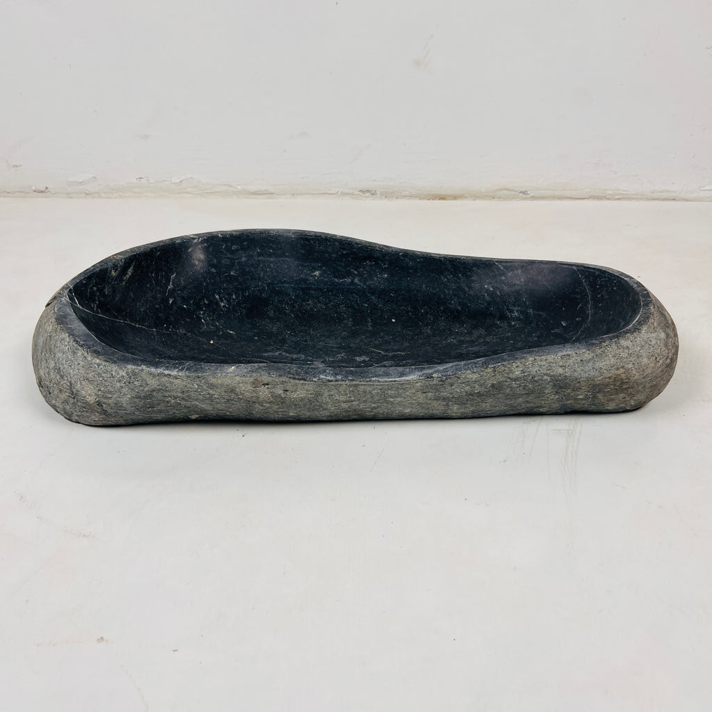 Noir River Stone Bowl