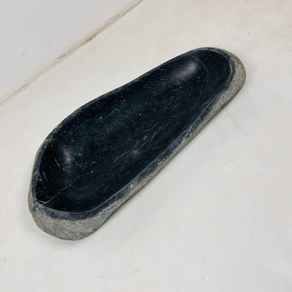 Noir River Stone Bowl