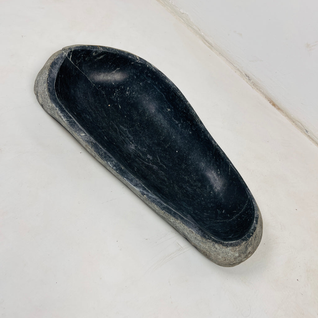 Noir River Stone Bowl
