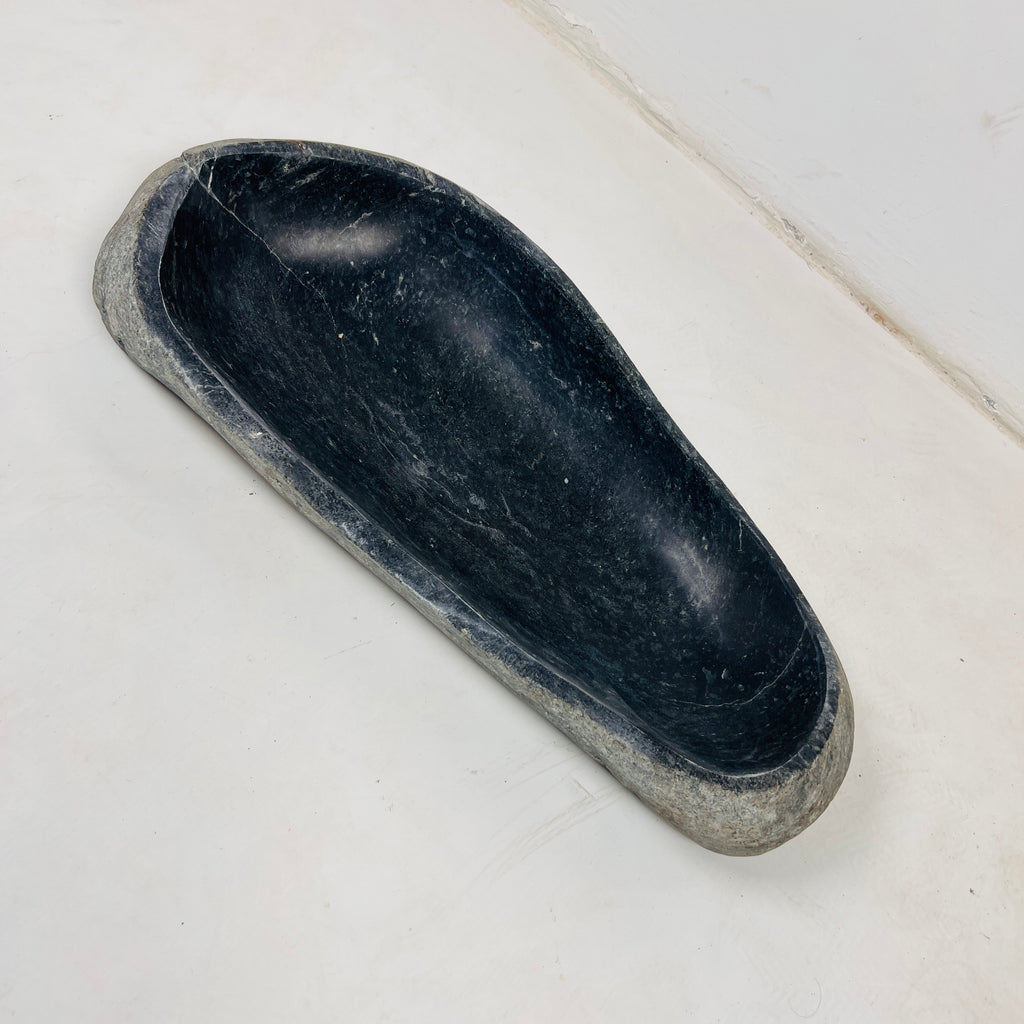 Noir River Stone Bowl