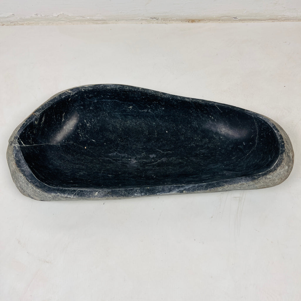 Noir River Stone Bowl