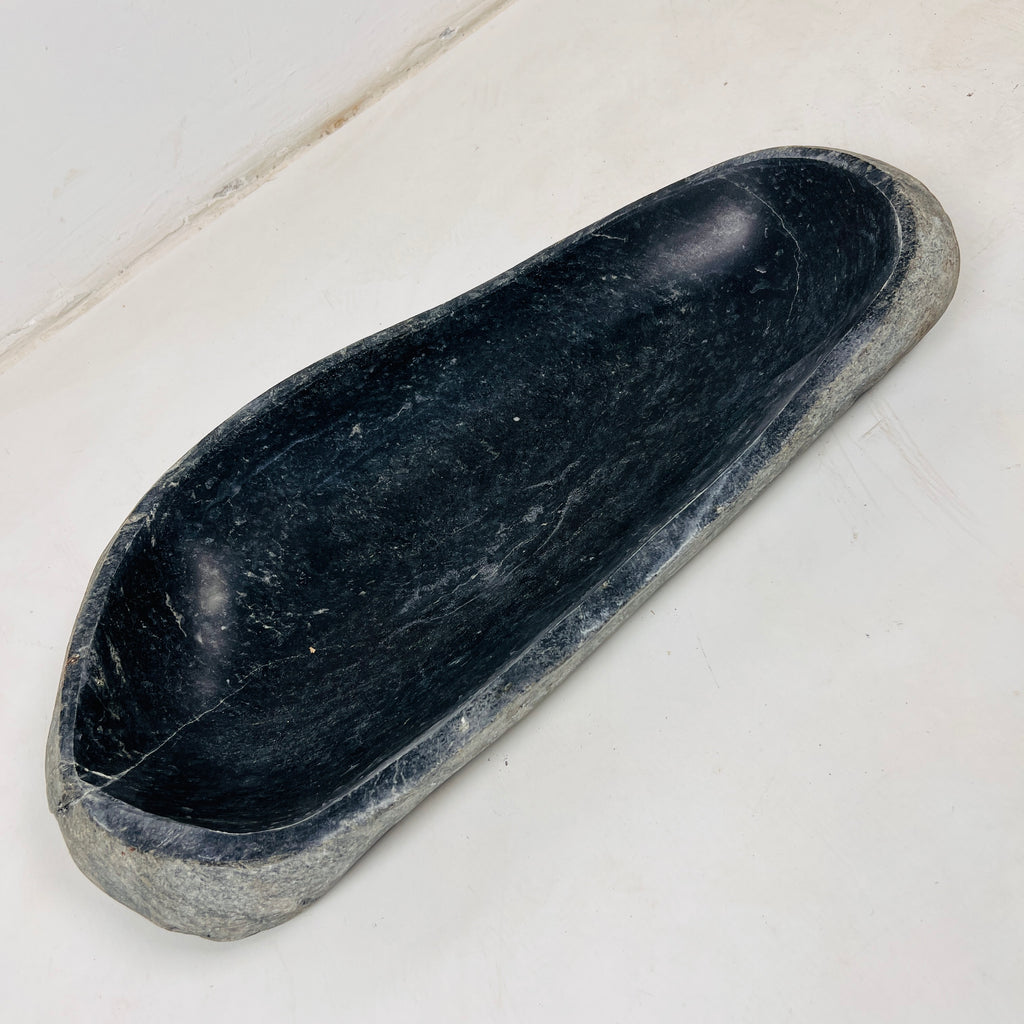 Noir River Stone Bowl