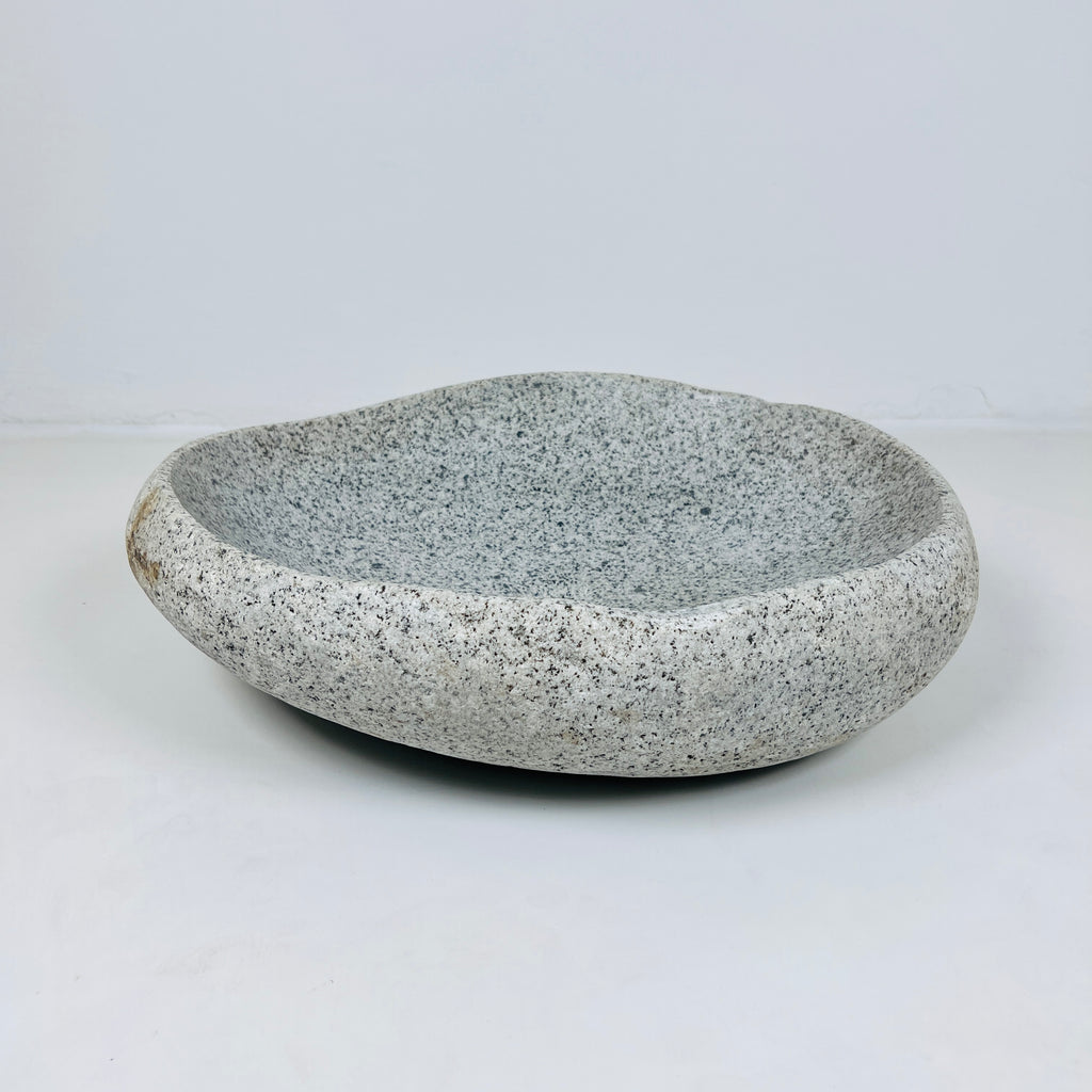 Grey Specked River Stone Sink