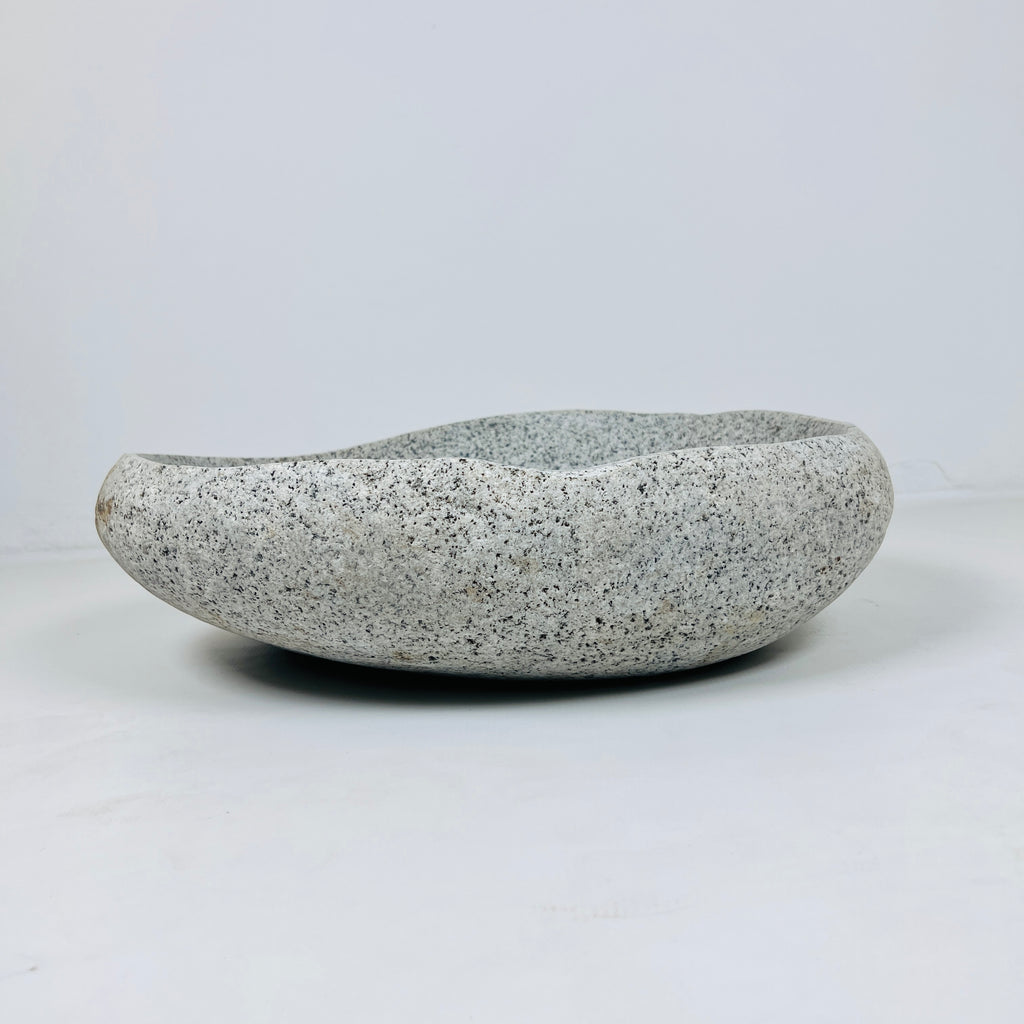 Grey Specked River Stone Sink