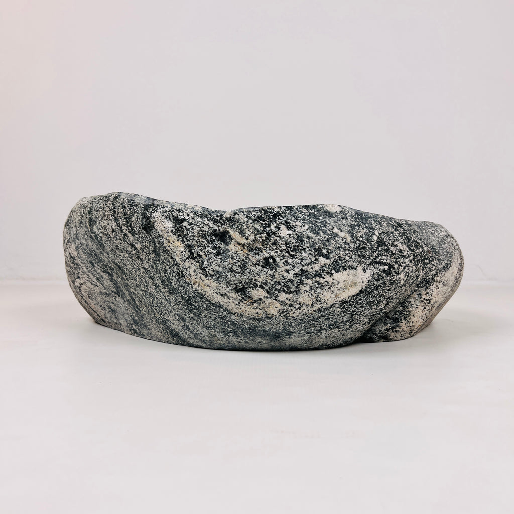 Grey Hued River Stone Sink