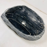Line Marked River Stone Sink