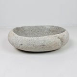 Eggshell Spotted River Stone Sink