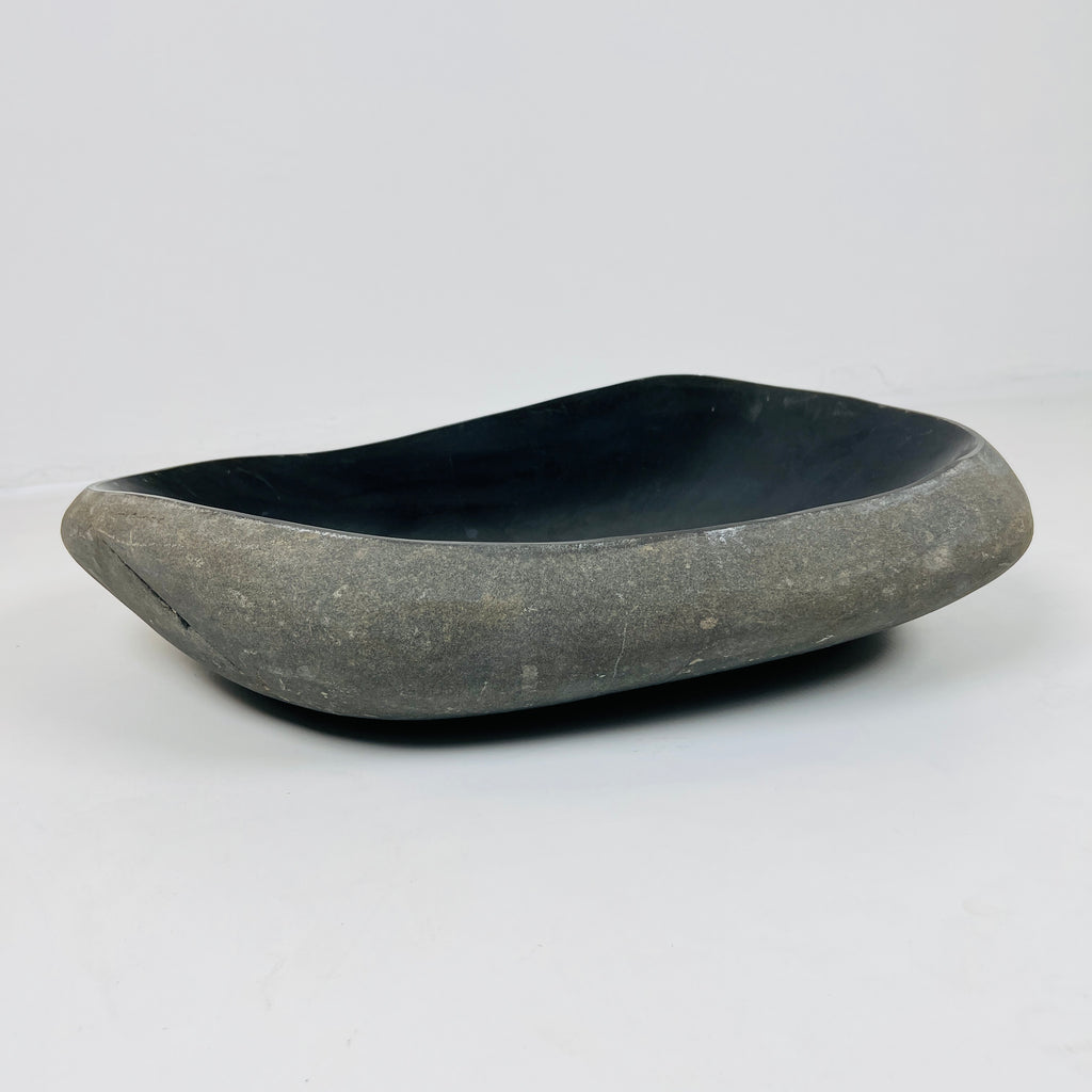 Midnight Black River Stone Sink