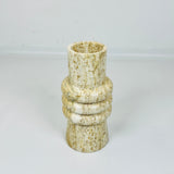 Ringed Marble Vase
