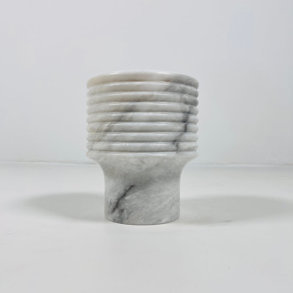 Swirl Head Grey Vase