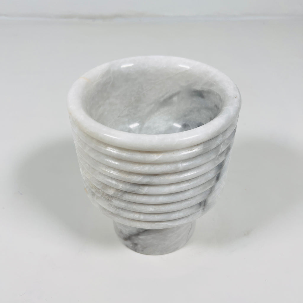 Swirl Head Grey Vase