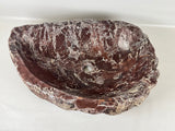 Burgundy Scorched River Stone Sink