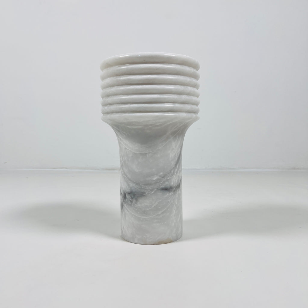 Swirl Head Grey Vase