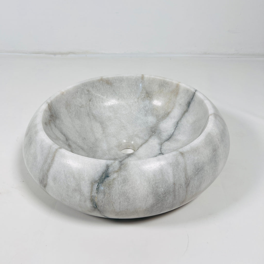 Grey Round Marble Sink