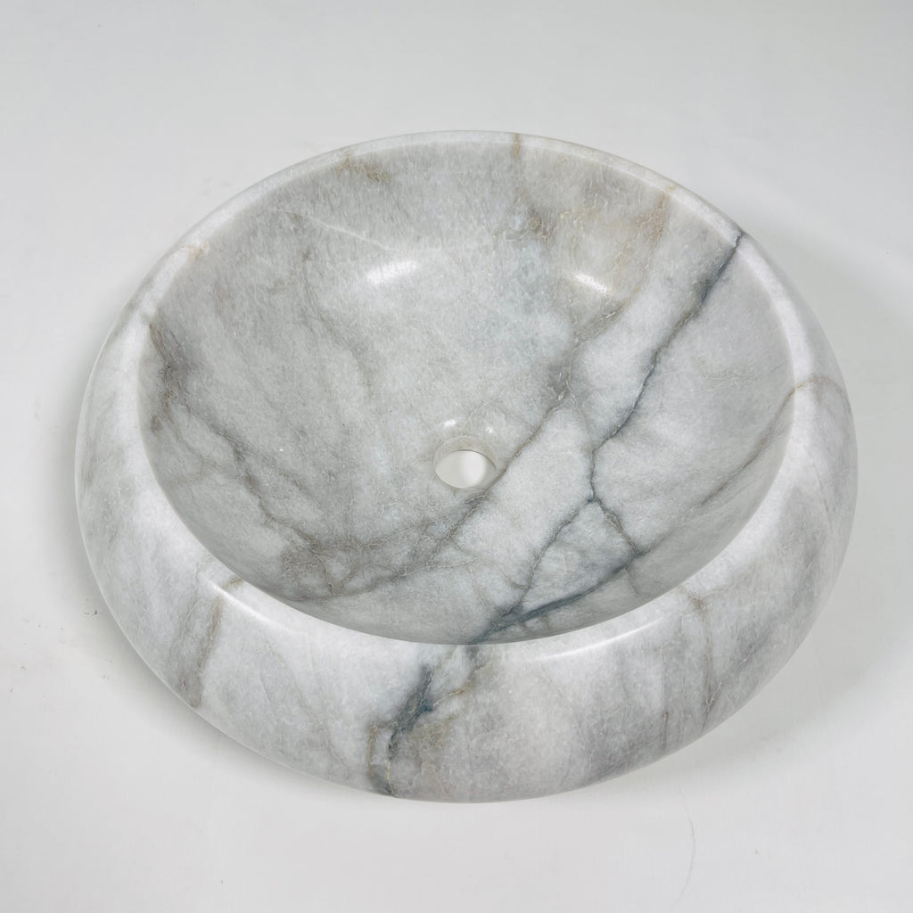 Grey Round Marble Sink