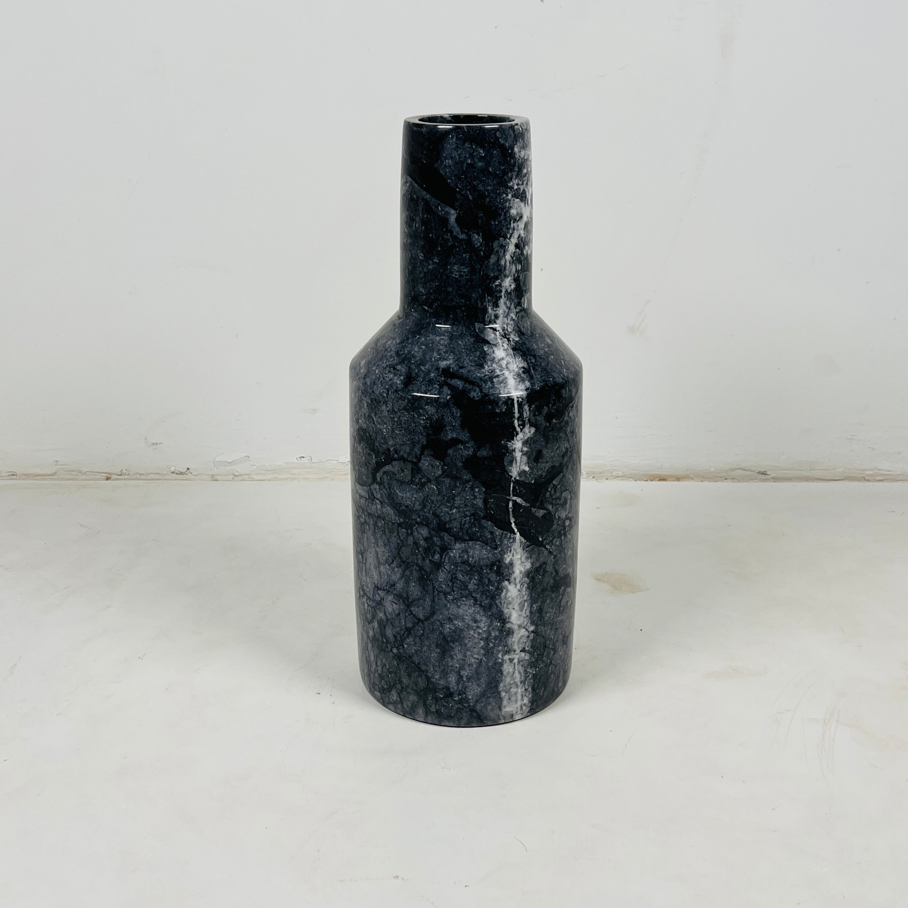 Silk Blue Funnel Vase
