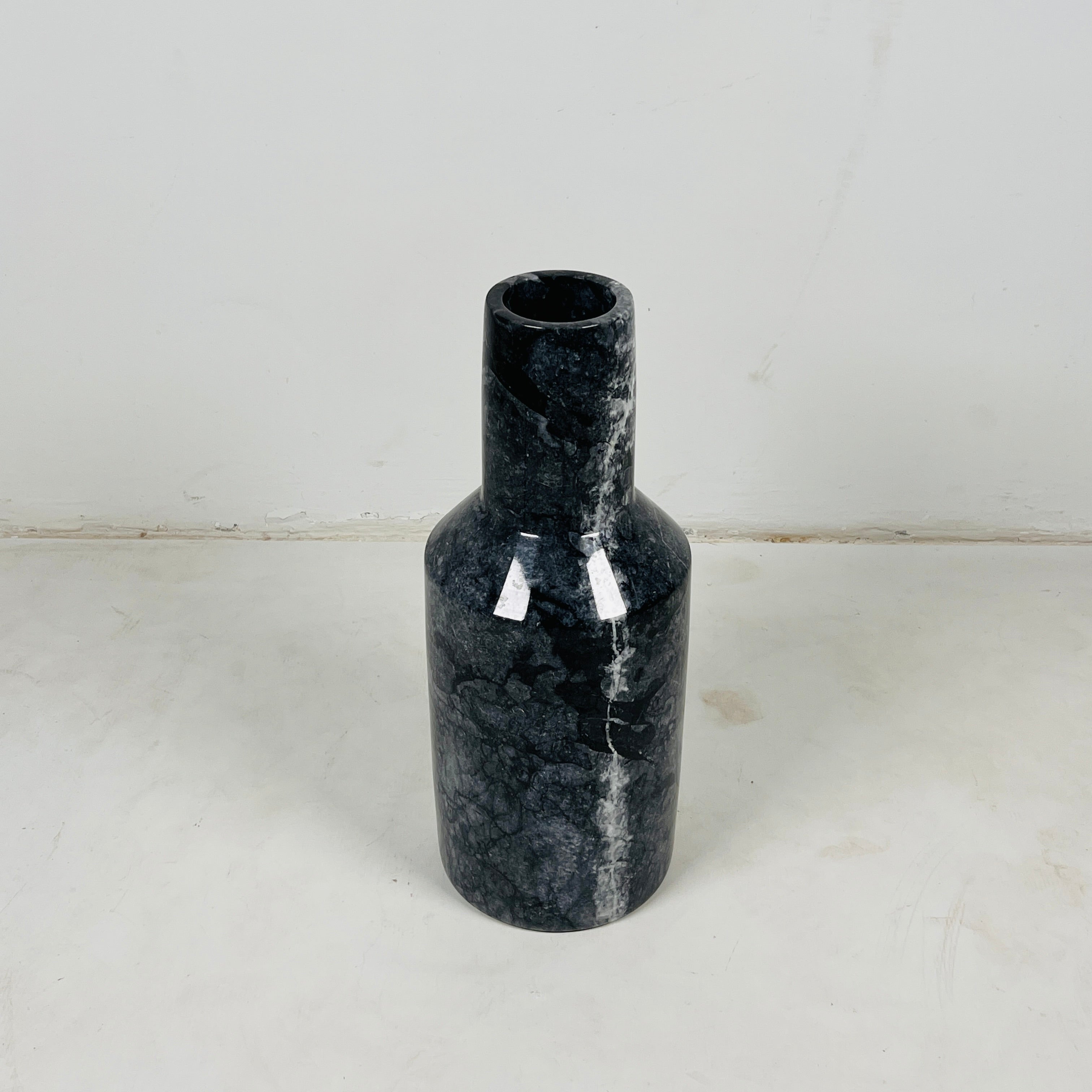 Silk Blue Funnel Vase