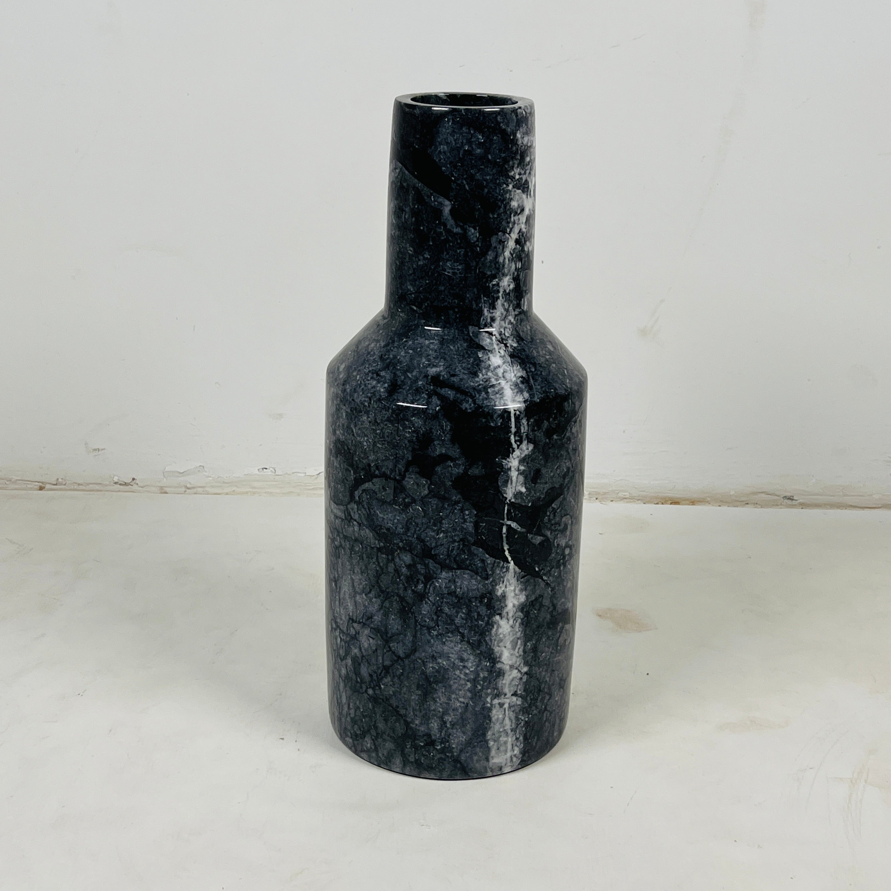 Silk Blue Funnel Vase