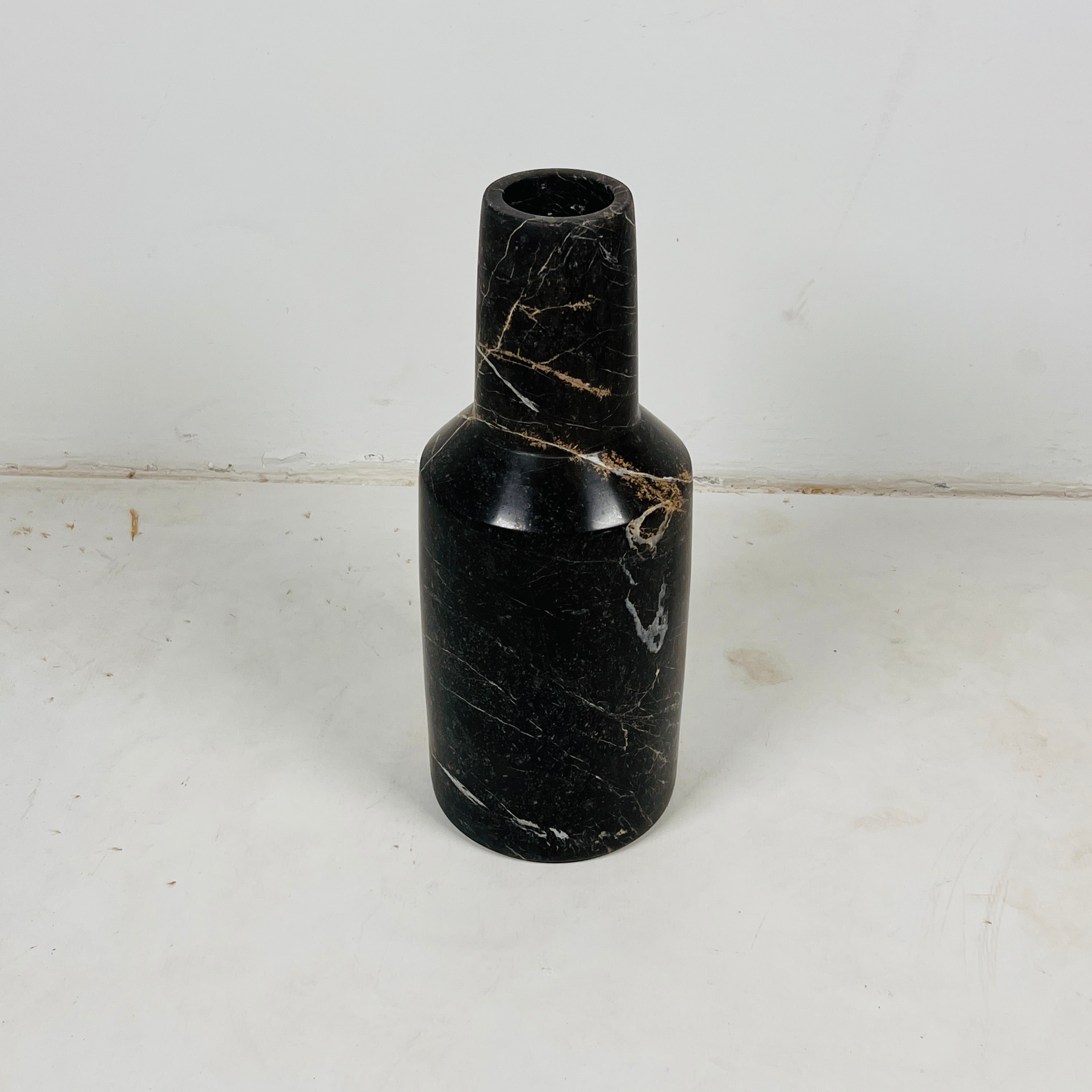 Black Funnel Vase