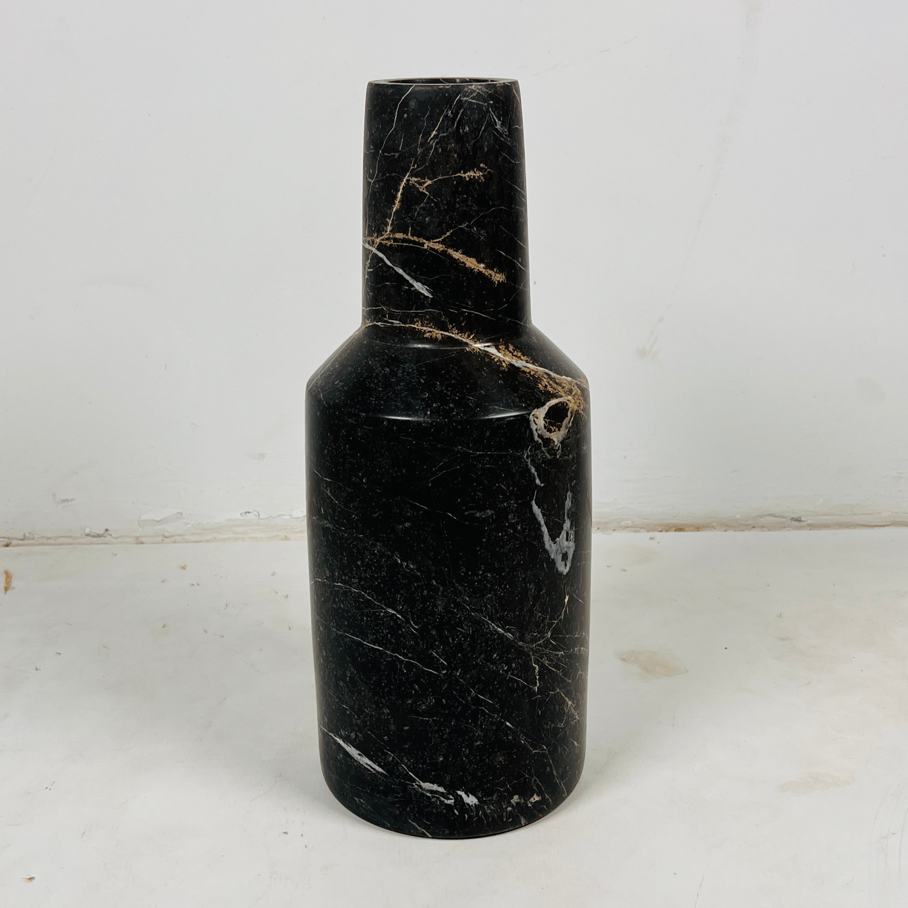 Black Funnel Vase