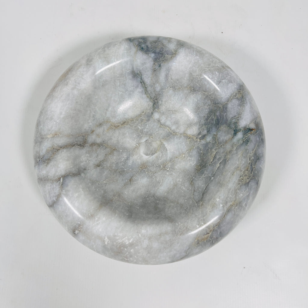 Grey-Streaked Marble Bowl