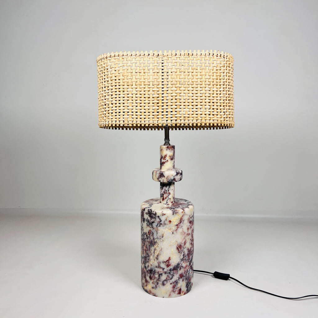 Bottle Bottom Abstract Splashed Table Lamp