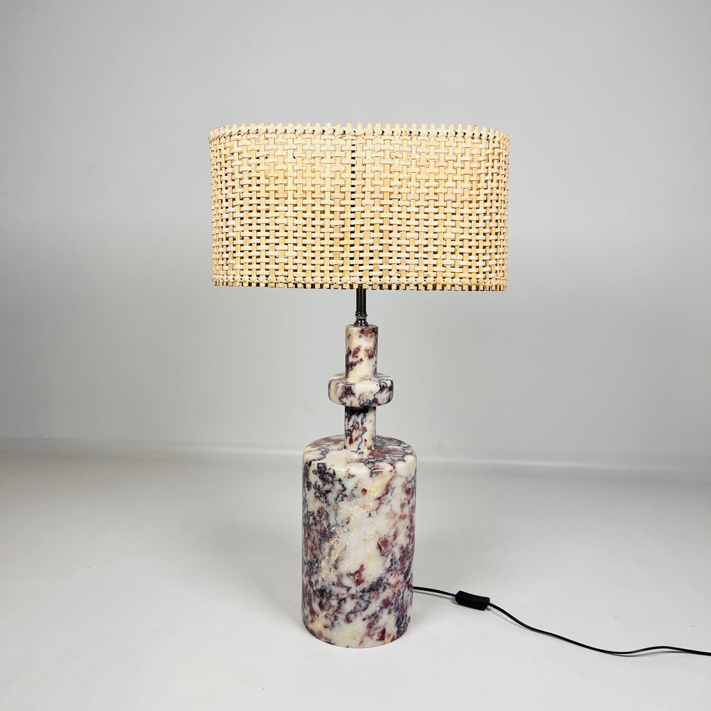 Bottle Bottom Abstract Splashed Table Lamp