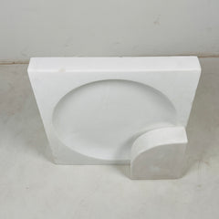 Aura White Stone Lamp