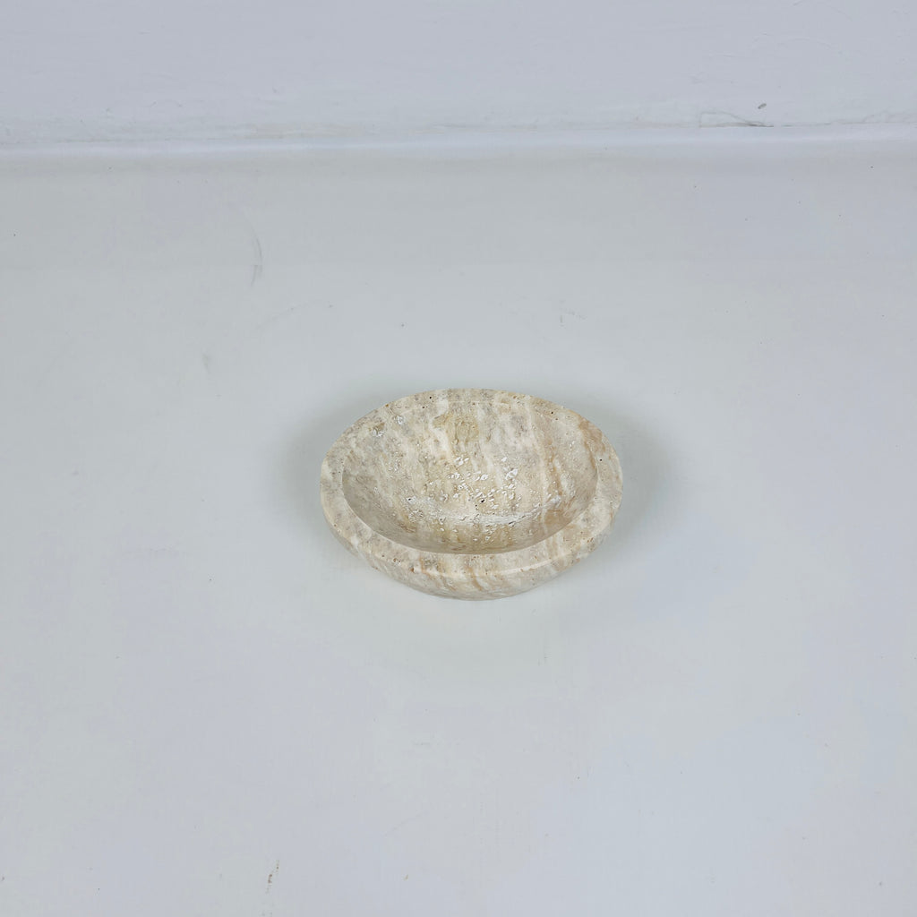 Travertine Lined Soap Dish