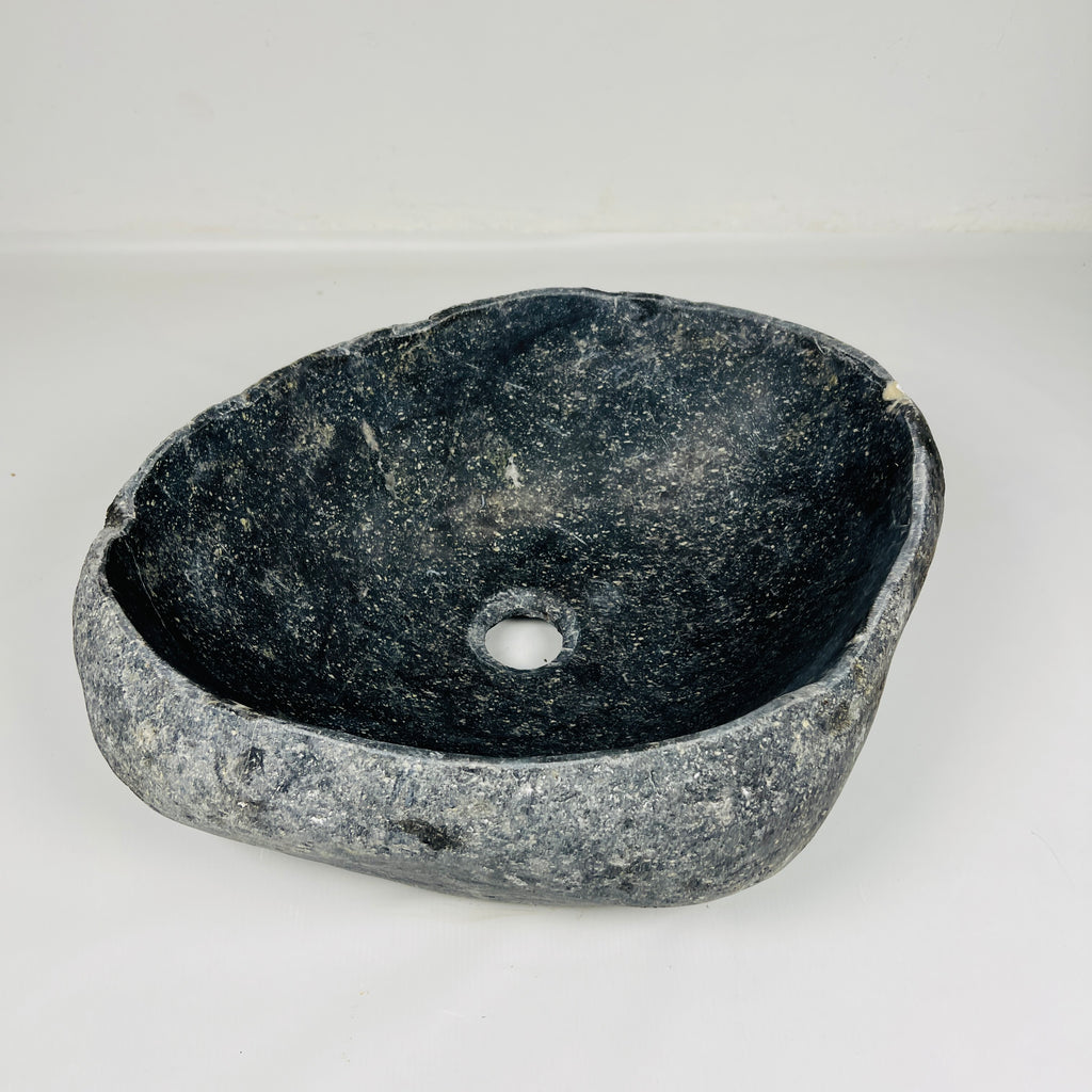 Charcoal Cove River Stone Sink