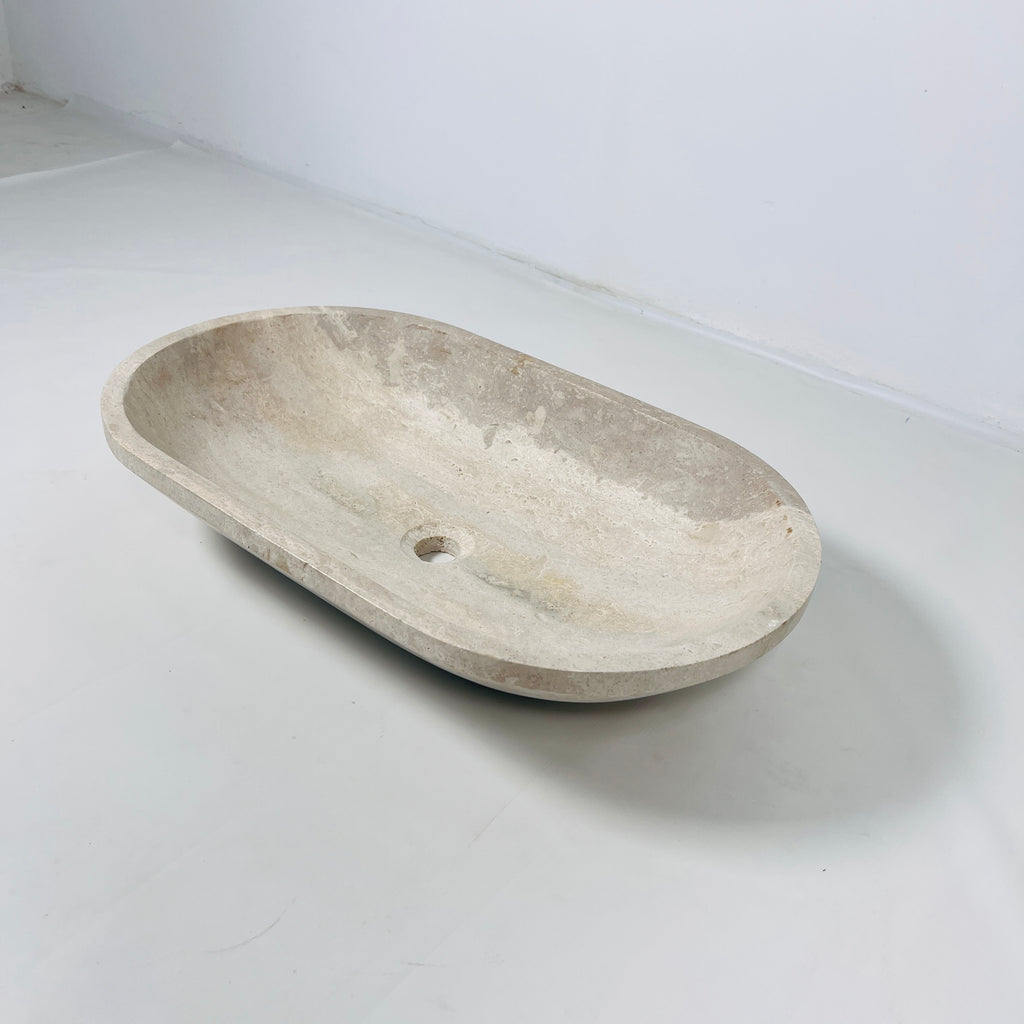 Light Beige Travertine Sink