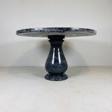 Helix Marble Table - Black & Blue