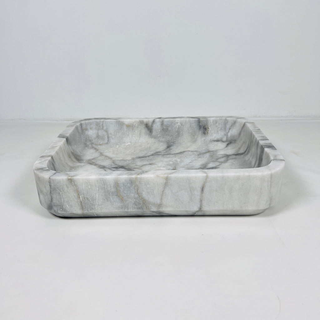 Grey Veined Marble Sink