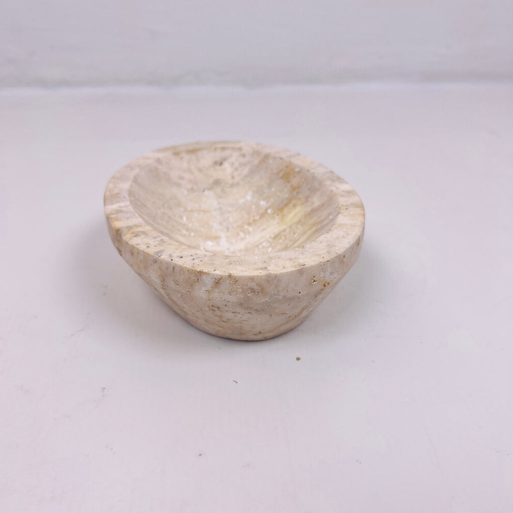 Travertine Grazed Soap Dish