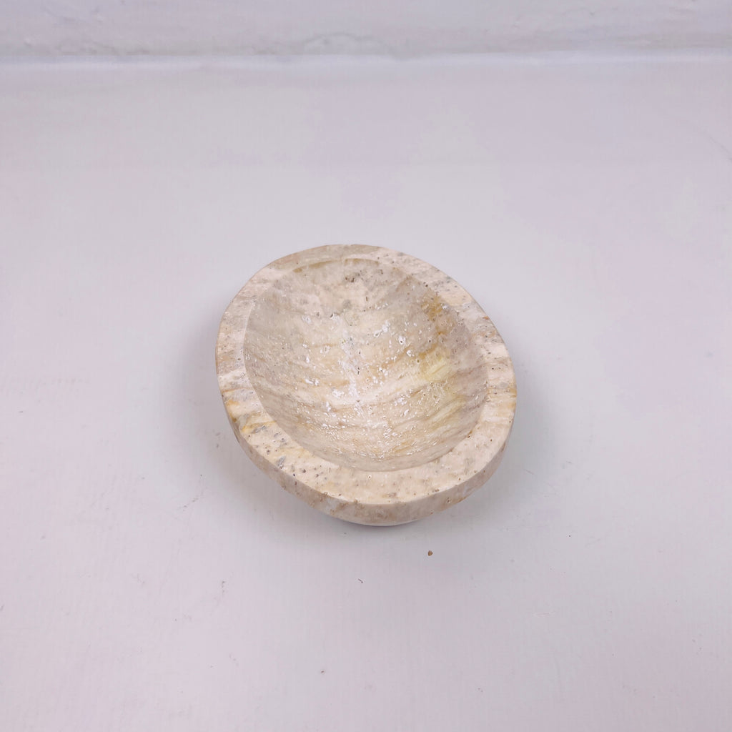 Travertine Grazed Soap Dish