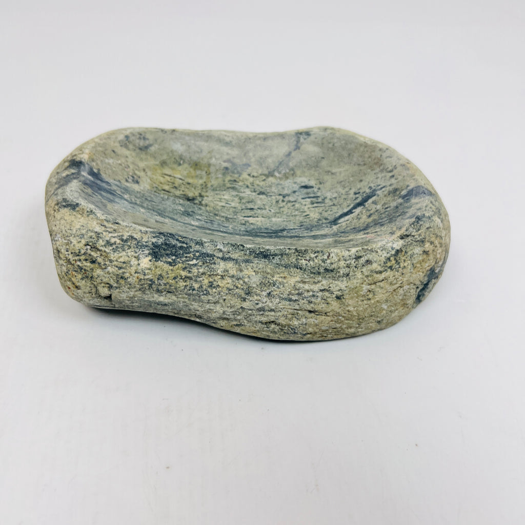 Riverstone Blue Lined Soap Dish